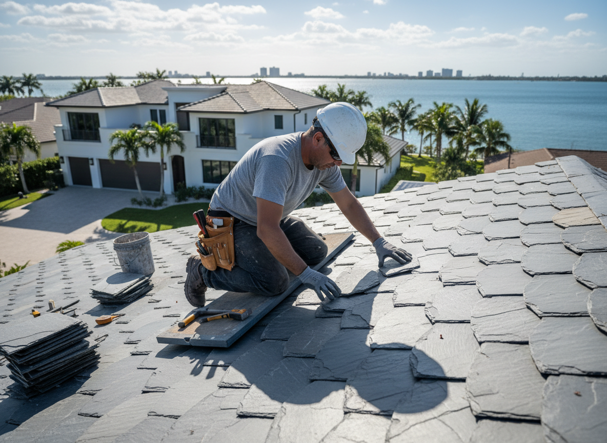 Slate Roofing in Cutler Bay, FL