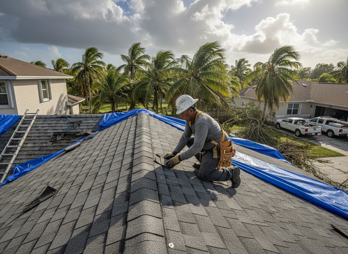 Storm Damage Roof Repair in Cutler Bay, FL