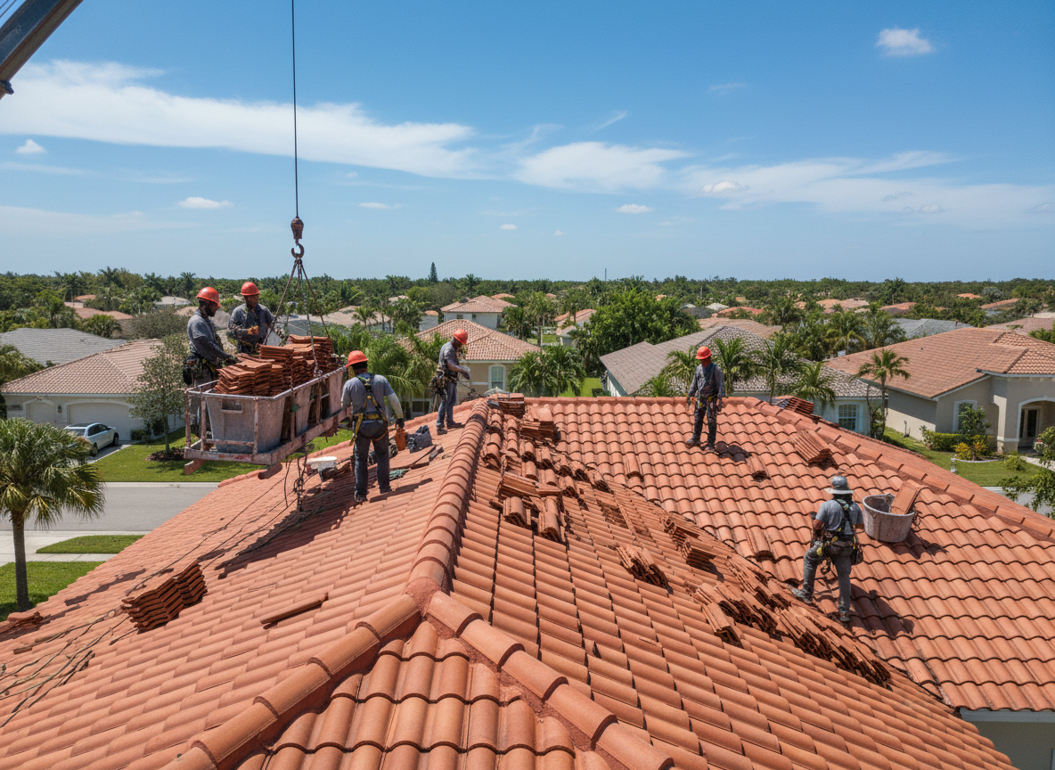 Tile Roof Replacement in Cutler Bay, FL